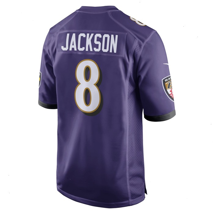 Lamar Jackson Baltimore Ravens Nike Game Jersey - Purple