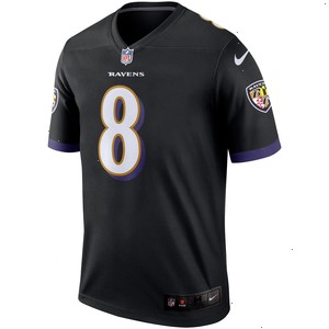 Lamar Jackson Baltimore Ravens Nike Legend Jersey - Black