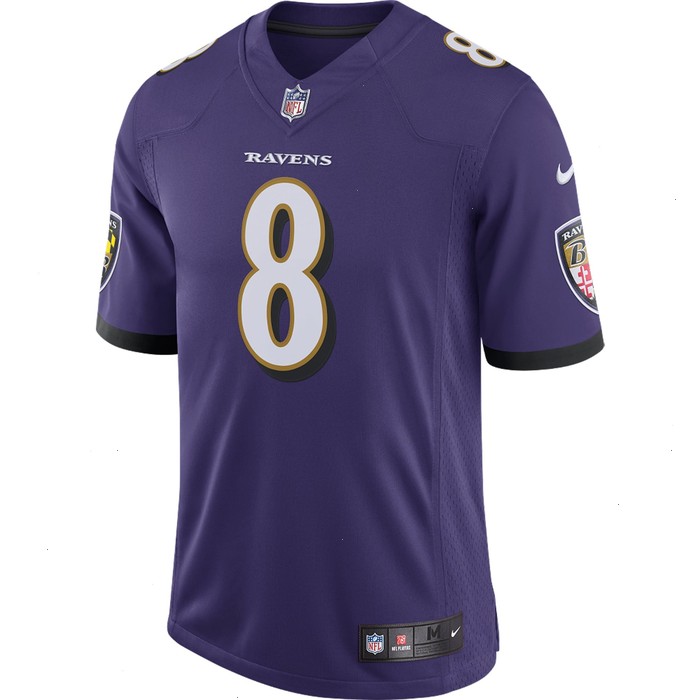 Lamar Jackson Baltimore Ravens Nike Speed Machine Limited Jersey - Purple