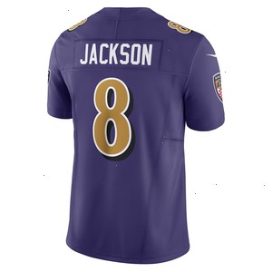 Lamar Jackson Baltimore Ravens Nike Vapor F.U.S.E. Limited Jersey - Purple