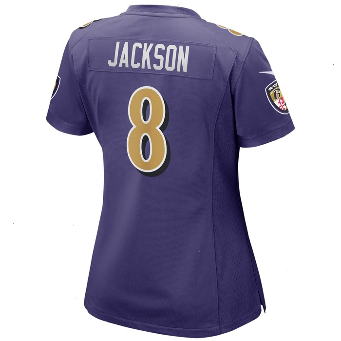 Lamar Jackson Baltimore Ravens Nike Women's Alternate Game Player Jersey - Purple