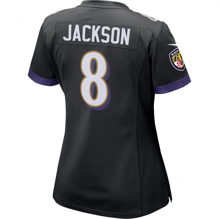 Lamar Jackson Baltimore Ravens Nike Women's Game Jersey - Black