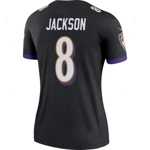 Lamar Jackson Baltimore Ravens Nike Women's Legend Team Jersey - Black