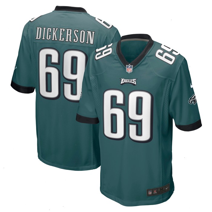 Landon Dickerson Philadelphia Eagles Nike Game Player Jersey - Midnight Green