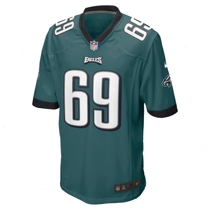 Landon Dickerson Philadelphia Eagles Nike Game Player Jersey - Midnight Green