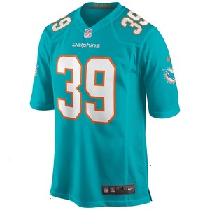 Larry Csonka Miami Dolphins Nike Game Retired Player Jersey - Aqua