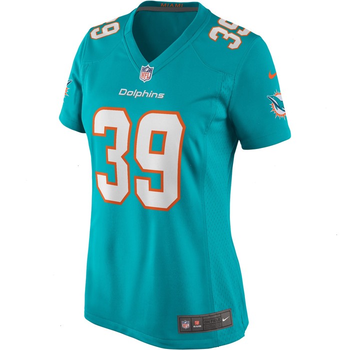 Larry Csonka Miami Dolphins Nike Women's Game Retired Player Jersey - Aqua