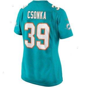 Larry Csonka Miami Dolphins Nike Women's Game Retired Player Jersey - Aqua