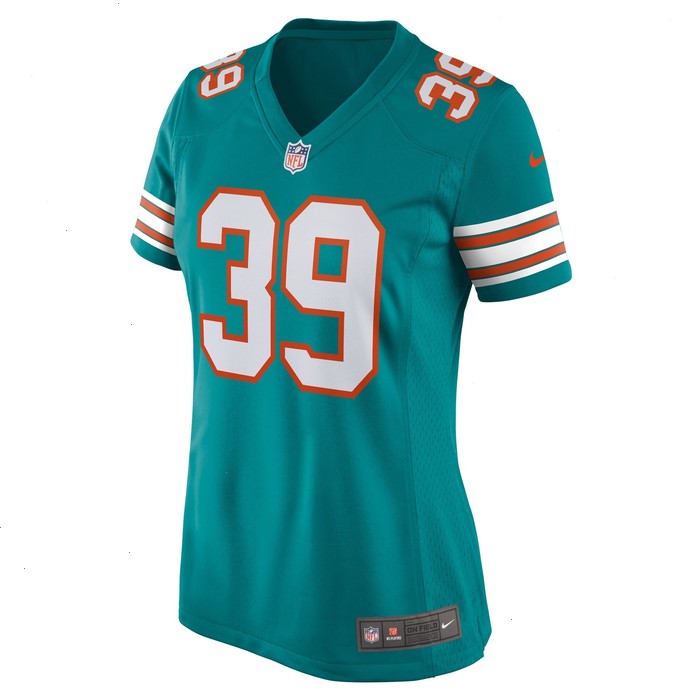 Larry Csonka Miami Dolphins Nike Women's Retired Player Jersey - Aqua