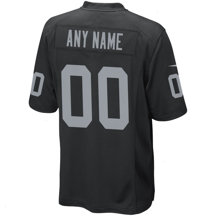 Las Vegas Raiders Nike Custom Game Jersey - Black