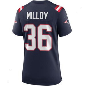 Lawyer Milloy New England Patriots Nike Women's Game Retired Player Jersey - Navy