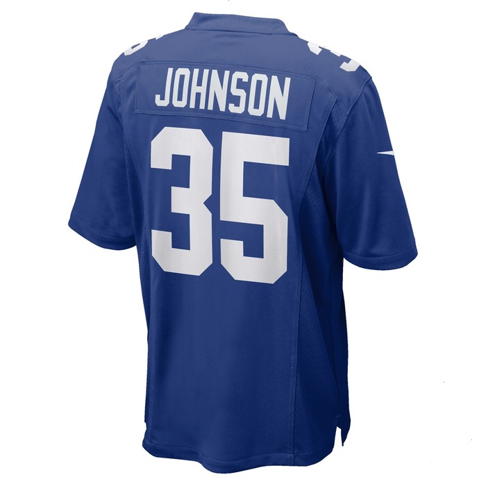 Leonard Johnson New York Giants Nike Game Player Jersey - Royal