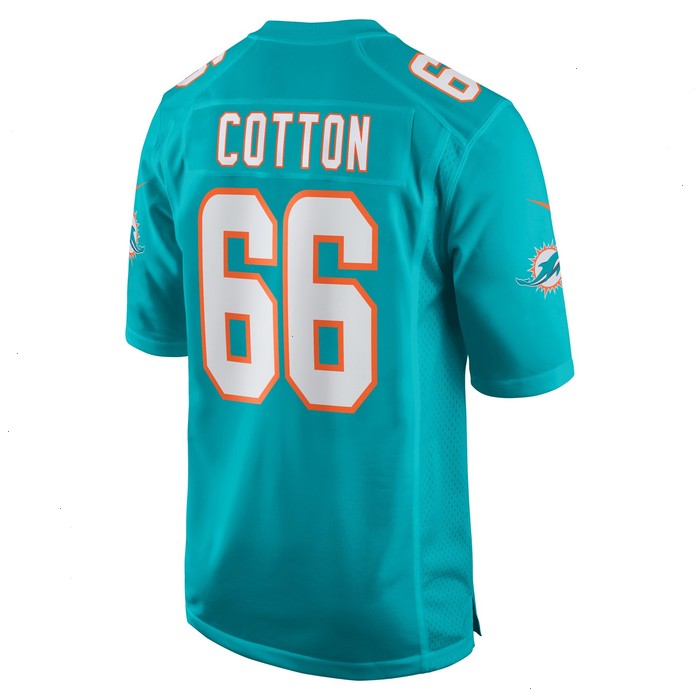 Lester Cotton Sr. Miami Dolphins Nike Home Game Player Jersey - Aqua