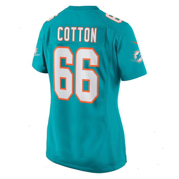 Lester Cotton Sr. Miami Dolphins Nike Women's Home Game Player Jersey - Aqua