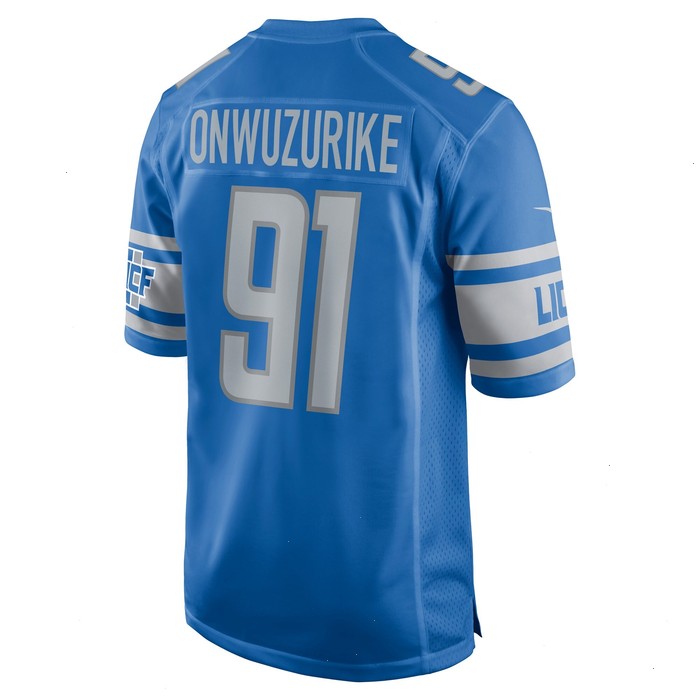 Levi Onwuzurike Detroit Lions Nike Player Game Jersey - Blue