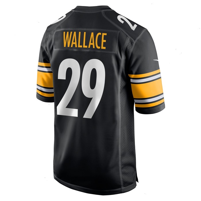 Levi Wallace Pittsburgh Steelers Nike Game Player Jersey - Black