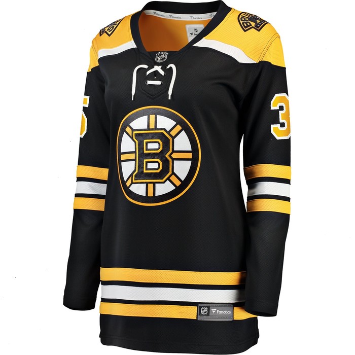 Linus Ullmark Boston Bruins Fanatics Branded Women's Home Breakaway Player Jersey - Black