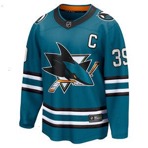 Logan Couture San Jose Sharks Fanatics Branded Home Premier Breakaway Player Jersey - Teal