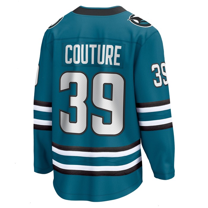 Logan Couture San Jose Sharks Fanatics Branded Home Premier Breakaway Player Jersey - Teal