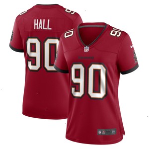 Logan Hall Tampa Bay Buccaneers Nike Women's Game Player Jersey - Red