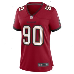 Logan Hall Tampa Bay Buccaneers Nike Women's Game Player Jersey - Red