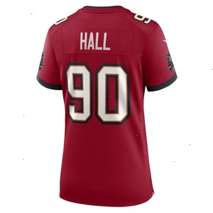 Logan Hall Tampa Bay Buccaneers Nike Women's Game Player Jersey - Red