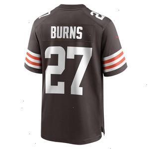 Lorenzo Burns Cleveland Browns Nike Team Game Jersey - Brown