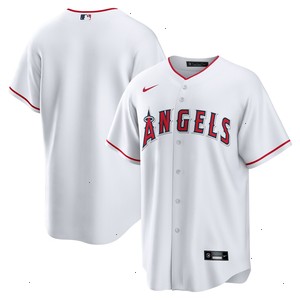 Los Angeles Angels Nike Home Blank Replica Jersey - White