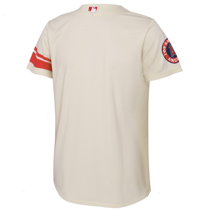 Los Angeles Angels Nike Preschool 2022 City Connect Replica Jersey - Cream