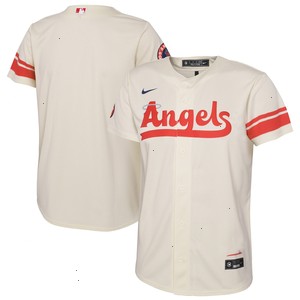 Los Angeles Angels Nike Youth 2022 City Connect Replica Team Jersey - Cream