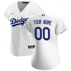 Los Angeles Dodgers Nike Women's Home Replica Custom Jersey - White