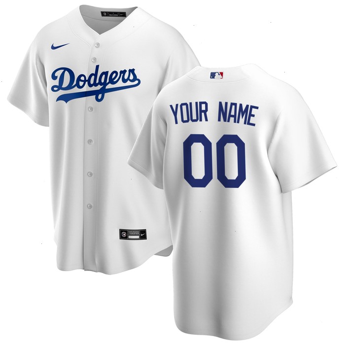 Los Angeles Dodgers Nike Youth Home Replica Custom Jersey - White