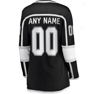 Los Angeles Kings Fanatics Branded Women's 2020/21 Home Breakaway Custom Jersey - Black