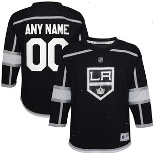 Los Angeles Kings Youth Home Replica Custom Jersey - Black