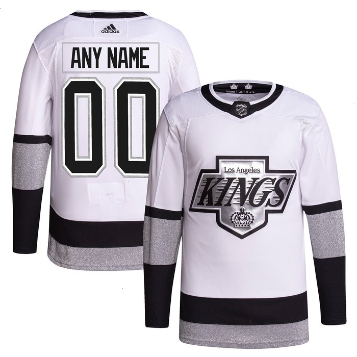 Los Angeles Kings adidas 2021/22 Alternate Primegreen Authentic Pro Custom Jersey - White