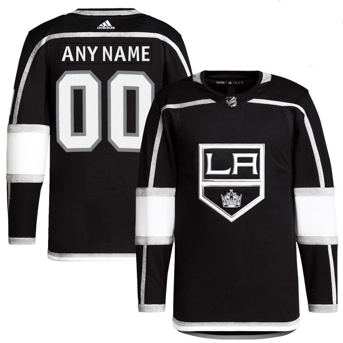 Los Angeles Kings adidas Home Primegreen Authentic Pro Custom Jersey - Black