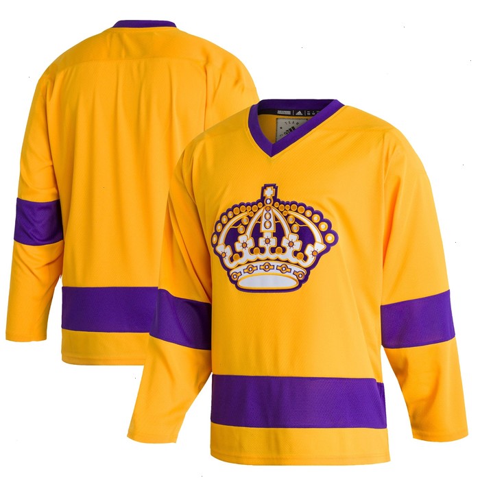 Los Angeles Kings adidas Team Classics Authentic Blank Jersey - Gold