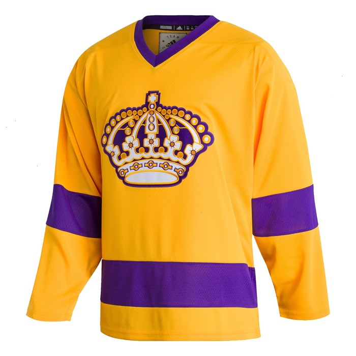 Los Angeles Kings adidas Team Classics Authentic Blank Jersey - Gold