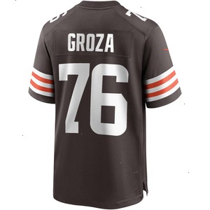 Lou Groza Cleveland Browns Nike Game Retired Player Jersey - Brown