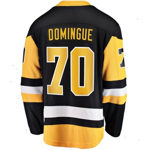 Louis Domingue Pittsburgh Penguins Fanatics Branded Home Breakaway Player Jersey - Black