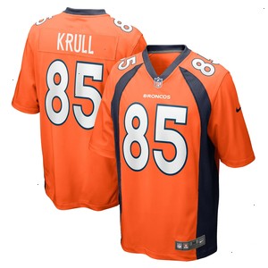 Lucas Krull Denver Broncos Nike Team Game Jersey - Orange