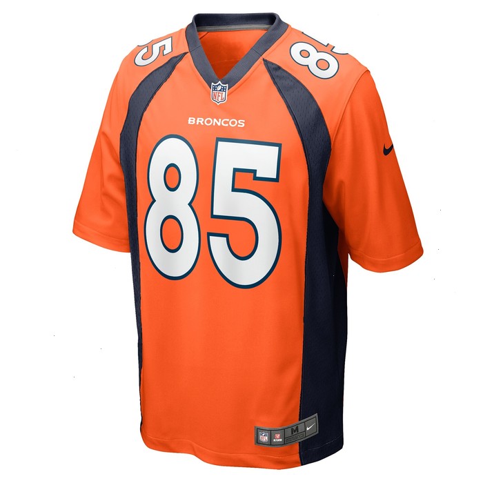 Lucas Krull Denver Broncos Nike Team Game Jersey - Orange