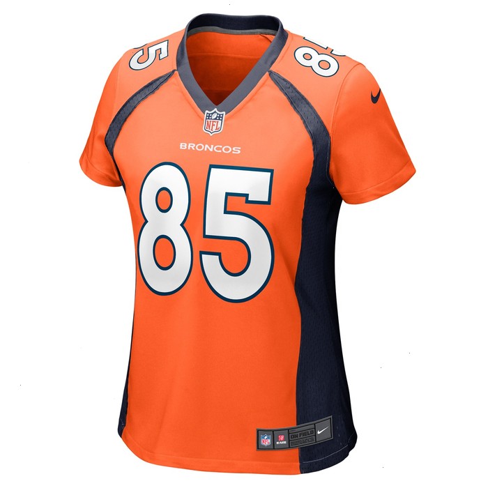 Lucas Krull Denver Broncos Nike Women's Team Game Jersey - Orange