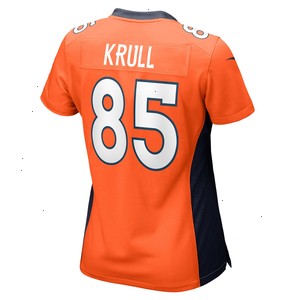 Lucas Krull Denver Broncos Nike Women's Team Game Jersey - Orange