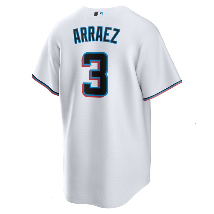 Luis Arraez Miami Marlins Nike Home Replica Player Jersey - White