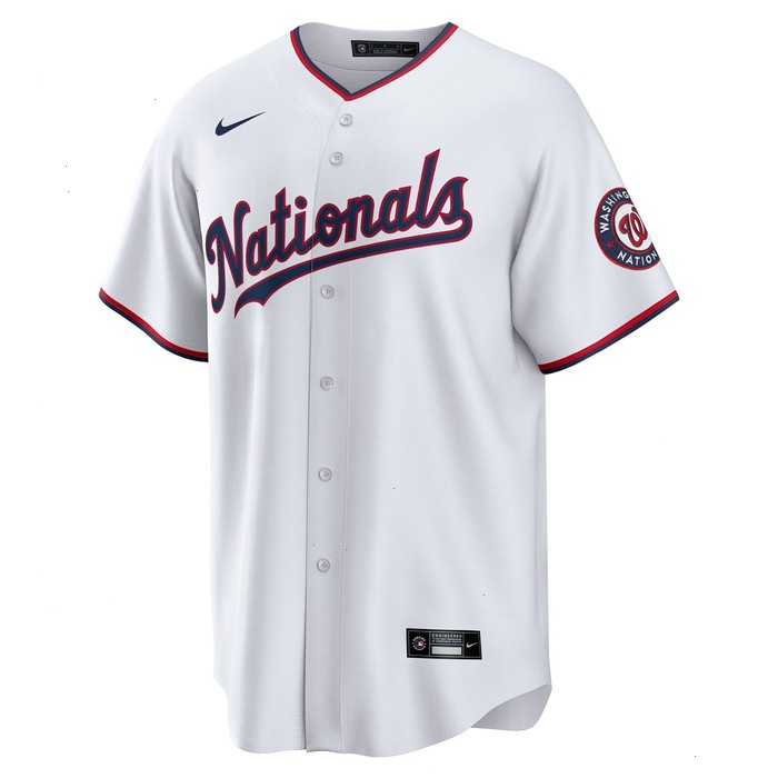 Luis García Washington Nationals Nike Home Replica Player Jersey - White