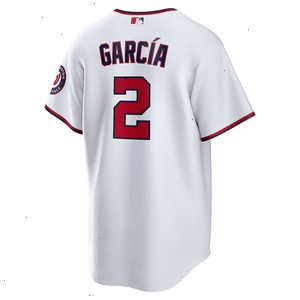 Luis García Washington Nationals Nike Home Replica Player Jersey - White