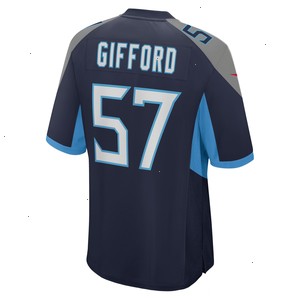 Luke Gifford Tennessee Titans Nike Game Player Jersey - Navy