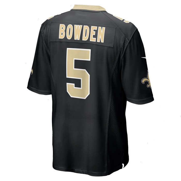 Lynn Bowden Jr. New Orleans Saints Nike Team Game Jersey - Black V1