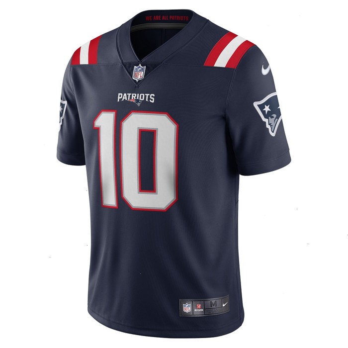 Mac Jones New England Patriots Nike Vapor Limited Jersey - Navy